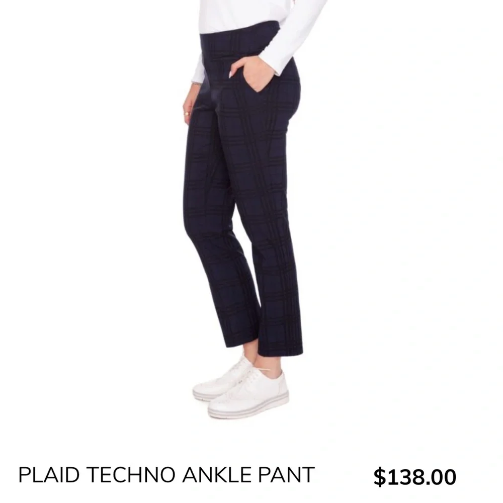 Swing Control Plaid Techno Checkered Golf Pants